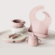 Load image into Gallery viewer, INOBY Silicone Weaning Set Pumpkin Design