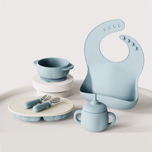 Load image into Gallery viewer, INOBY Silicone Weaning Set Pumpkin Design