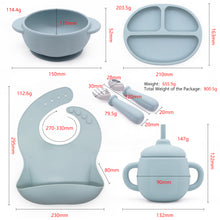 Load image into Gallery viewer, INOBY Silicone Weaning Set Pumpkin Design