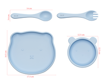 Load image into Gallery viewer, INOBY Bear Bowl and Plate Set INOBY UK