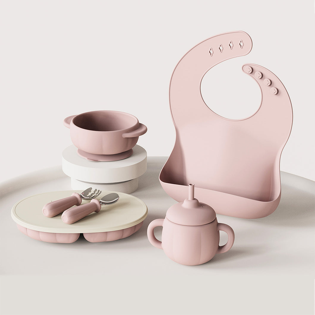 INOBY Silicone Weaning Set Pumpkin Design