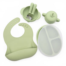 Load image into Gallery viewer, INOBY Silicone Weaning Set Pumpkin Design
