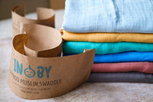 Load image into Gallery viewer, INOBY Bamboo Cotton Muslin Swaddle
