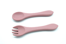 Load image into Gallery viewer, INOBY Silicone Spoon and Fork Set INOBY UK
