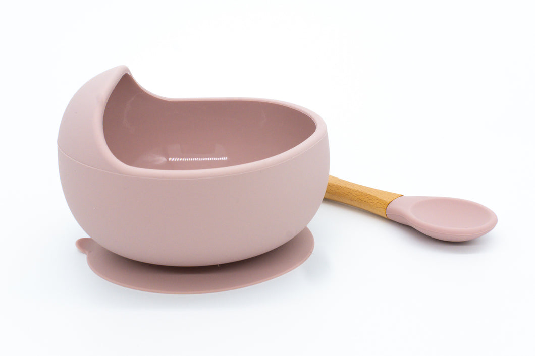 INOBY Silicone Suction Bowl and Spoon Set